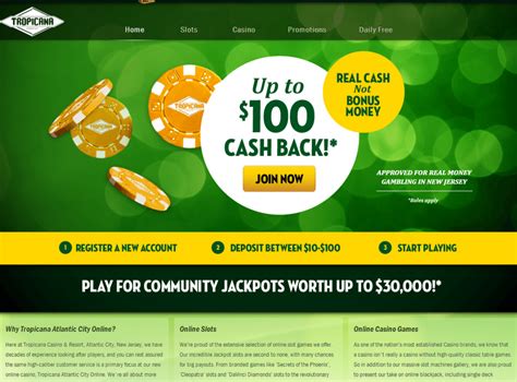 tropicana online casino real money.